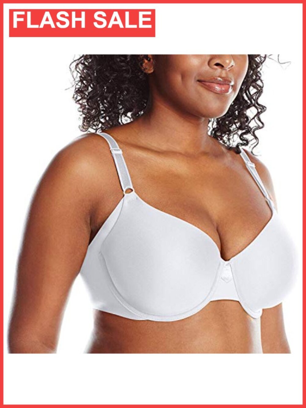 Olga No Side Effects Underwire Contour Bra Full-Coverage Smoothing Bra
